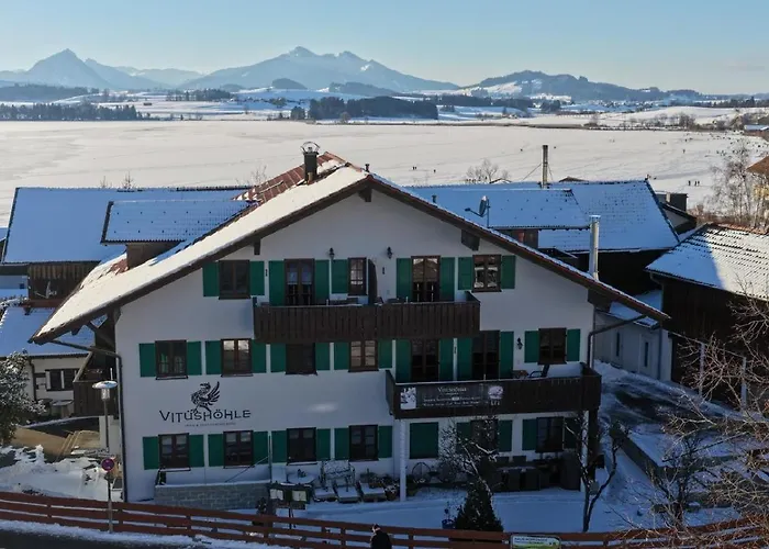 Vitushöhle&Vitusfort Urlaub im Allgäu - Ferienwohnungen&Themenzimmer in Hopfen am See Füssen